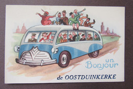 Carte Postale Un Bonjour De Oostduinkerke - Oostduinkerke