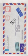 HONG KONG 1965 Registered Airmail Cover To Germany Meter Stamp - Brieven En Documenten