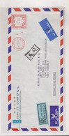 HONG KONG 1965 Registered Airmail Cover To Germany Meter Stamp - Lettres & Documents