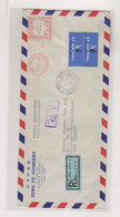 HONG KONG 1962 Registered Airmail Cover To Germany Meter Stamp - Storia Postale