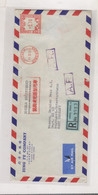 HONG KONG 1961 Registered Airmail Cover To Germany Meter Stamp - Covers & Documents