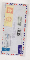 HONG KONG 1966 Registered Airmail Cover To Germany Meter Stamp - Lettres & Documents