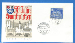 Saar 1959 Lettre FDC De Saarbrücken (G8277) - FDC