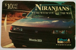 Fiji   $10  08FJD  " Niranjans - Mazda 323 " - Fiji