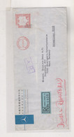 HONG KONG 1964 Registered Airmail Cover To Germany Meter Stamp - Brieven En Documenten