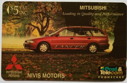 Fiji $5  16FIC  " Nivis Motors -  Mitsubishi  Lancer " - Fidschi