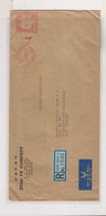 HONG KONG 1961 Registered Airmail Cover To Germany Meter Stamp - Briefe U. Dokumente