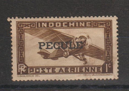 Indochine PA1 Surcharge Pecule Utilisation Fiscale Gomme Coloniale ** MNH - Aéreo