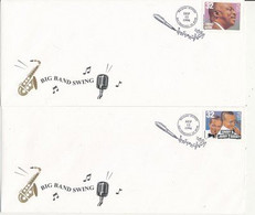 U. S. A. 7 FDC  1996 Big Band Swing TBE - 1991-2000