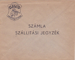 W4174- KOLOZSVAR- CLUJ NAPOCA DAVID MUSICAL INSTRUMENTS STORE HEADER, INVOICE COVER, ROMANIA - Autres & Non Classés