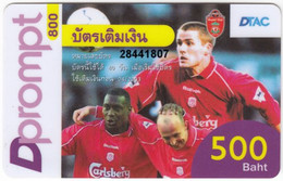 THAILAND M-621 Prepaid Dpromt - Sport, Soccer, Liverpool FC - Used - Thailand