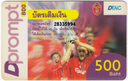 THAILAND M-623 Prepaid Dpromt - Sport, Soccer, Liverpool FC - Used - Thailand