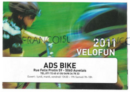 Catalogue Velofun 2011 ADS Bike à Auvelais (B-5060) - Deportes & Turismo