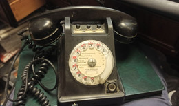 ANCIEN TELEPHONE STANDARD A CADRAN BAKELITE PICART LEBAS CHATEAUDUN PTT 350-I De 1962 Ornemental 2,3 Kg !!! - Téléphonie