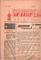 13 / MARSEILLE / LA VALENTINE / JOURNAL LOCAL  / LE PETIT VALENTINOIS MARS 1962 . RARE - Les Caillols, La Valentine
