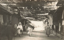 CPA Photo De Fez - Fès - Djedid - Jdid - Très Animé - Fez (Fès)