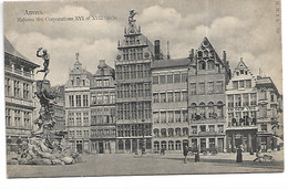 L120D502 - Anvers - Maisons Des CorporationsXVI Et XVII Siècle - Carte Précurseur - Antwerpen