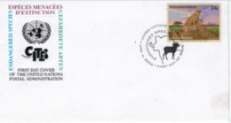 Nations Unies - "Faune En Voie De Disparitions" - Enveloppe 1er Jour Oblitérée N° 874 De 2002 - Used Stamps