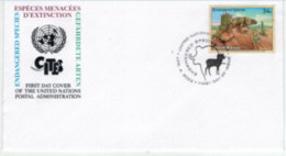 Nations Unies - "Faune En Voie De Disparition" - Enveloppe 1er Jour Oblitérée N° 875 De 2002 - Used Stamps