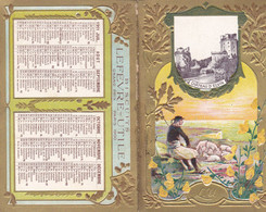 CALENDRIER Publicité Lefèvre-utile 1911 Chateau D'elvin - Tamaño Pequeño : 1901-20