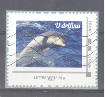 France Collector Oblitéré (2016 - Parc Naturel Régional De Corse - U Delfinu) (lignes Ondulées) - Collectors