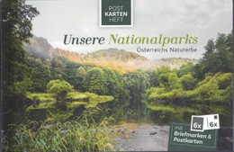 Nationalparks Naturerbe 6 Speciale Zegels En Kaarten 2021 - Ungebraucht