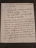 Lettre Franchise WINTZENHEIM 68 Juge De Paix Réclamation Du Salaire AN 7 - 1801-1848: Précurseurs XIX