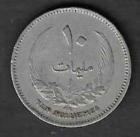 Libia - Moneta Circolata Da 10 Milliemes Km8 - 1965 - Libya