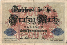 GERMANIA - REICHSBANKNOTE - 50  MARK 1914 - Wor:P-49b, Ros:R-50b - 50 Mark