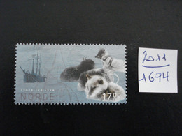 Norvège 2011 - 1ère Expédition Au Pôle Sud - Y.T. 1694 - Oblitéré - Used - Usados