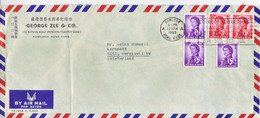 HONG KONG  Luftpostbrief  Airmail Cover  Lettre 1965 To Switzerland - Lettres & Documents