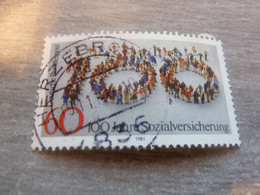 Deutsche Bundespost - 100 Jahre Sozialversicherung - Val 60 - Multicolore - Oblitéré - Année 1981 - - Gebraucht