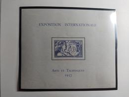 SAINT PIERRE ET MIQUELON SPM - 1937 - Bloc Feuillet BF N°Yv. 1 - Exposition Internationale - Neuf * / MH VF - Blocs-feuillets