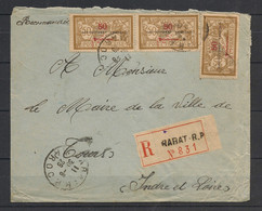 MAROC - 1929 - N°Yv. 50 Sur Lettre Recommandée De Rabat Pour La France - Cartas & Documentos