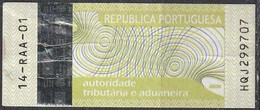 Fiscal/ Revenue, Portugal - Tabac/ Tobacco Tax, Imposto Sobre Tabaco - |- Açores, 2014 - Used Stamps