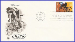 #3119a U/A PCS ARTCRAFT FDC   Cycling - 1991-2000