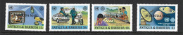 Barbuda 1983 World Communications Year Set Of  4 MNH - Barbuda (...-1981)