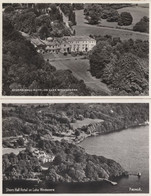 Lake Windermere Starrs Hall Hotel Cumbria 2x Real Photo Postcard S - Windermere