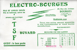 Buvard - Electro - Bourges - Cher 18 - Cables TSF - Poste Gody - Années 1960 - Pas Carte Postale - - R