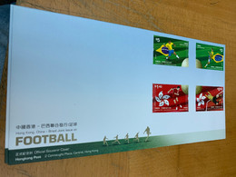 Hong Kong FDC Stamp Brazil Joint Issued Official Souvenir Cover Can Cancel Any Date For Tourists - FDC