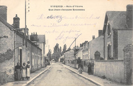 CPA 18 VIERZON BOIS D'YEVRE RUE JEAN JACQUES ROUSSEAU - Vierzon