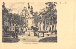 CPA MONTREAL MAISONNEUVE MONUMENT - Montreal