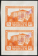 CH Heimat AG Wohlen 1965-07-09 Fiskalmarke 2x 50Rp. Auf Briefstück - Fiscaux