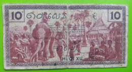 Indochine, Billet De 10 Cents - Indocina