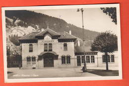 ZTX-02 La Gare De Fleurier  Petite Animation. Visa ACF 1939  Circulé. Soc. Graphique 4167 - Fleurier