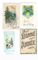 Lot De 8 Cartes Postales "Bonne Année" - Nieuwjaar