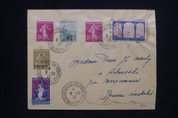FRANCE - Vignette Contre La Tuberculose Sur Enveloppe Commerciale De Chateaurenard -Provence En 1937 - L 130556 - Covers & Documents