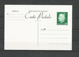 MONACO ENTIER POSTAL N° 33 NEUF SUPERBE. - Postwaardestukken