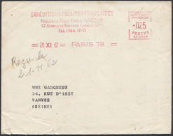 Lettre Expédition Polaires Française Missions Paul Emile Victor - 20/11/1962 ( Avec Courrier ) - Défaut D'ouverture - Other
