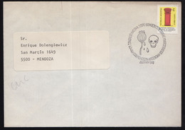 Anti Drugs, Smoking, Skull, Cigarette, Health Opium Poppy  Postmark - Droga